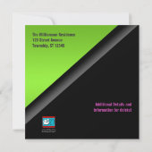 ビラすごいインバースデーパーティ招待状 招待状 (裏面)