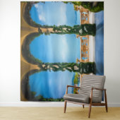 ビライタリアンビーチシーンターコイズブルーシー タペストリー (インサイチュ)