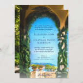 ビラエレガントイタリアンアーチデスティネーションウェディング 招待状 (正面/裏面)