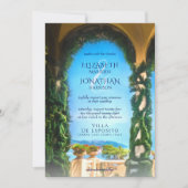 ビラエレガントイタリアンアーチデスティネーションウェディング 招待状 (正面)