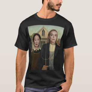 ビラネルとエバのアメリカのゴシック様式の殺人エバ Tシャツ