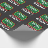 ビラルビリヤードラブスヌーカープールダおもしろいディパパ ラッピングペーパー (角)