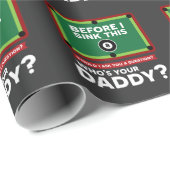 ビラルビリヤードラブスヌーカープールダおもしろいディパパ ラッピングペーパー (ロールコーナー)