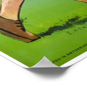 ビラーズ、スイスアルプス、スキーポスター ポスター (角)