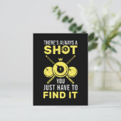 ビラードキンおもしろいグ8ボール引用文 ポストカード (スタンド正面)