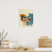 ビラ地中海のヴィンテージ ポスター (キッチン)