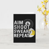 ビリおもしろいヤードAIM SHOT SWEAR カード (黄色い花)