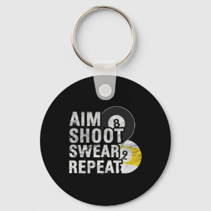 ビリおもしろいヤードAIM SHOT SWEAR キーホルダー