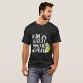 ビリおもしろいヤードAIM SHOT SWEAR Tシャツ (正面フル)
