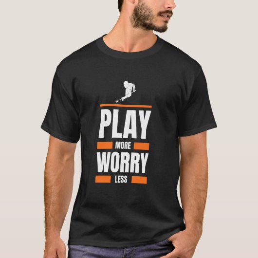ビリテ遊ィールの心配が少なおもしろいいT型 Tシャツ (正面)