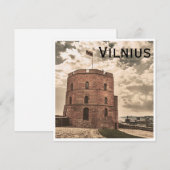 ビリニュスのゲディミナスタワー (正面/裏面)