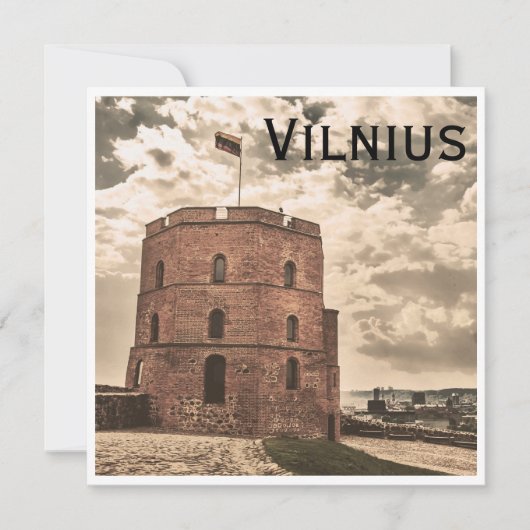 ビリニュスのゲディミナスタワー (正面)