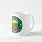 ビリニュスリトアニア コーヒーマグカップ (正面右)