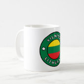 ビリニュスリトアニア コーヒーマグカップ (正面左)