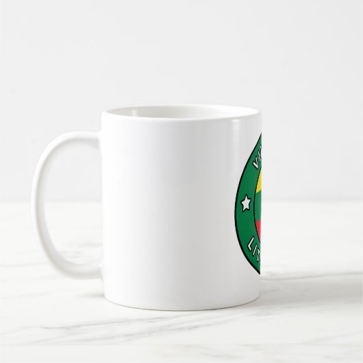ビリニュスリトアニア コーヒーマグカップ (左)