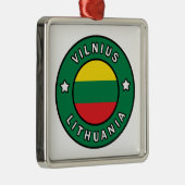 ビリニュスリトアニア メタルオーナメント (右)