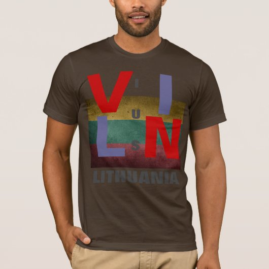 ビリニュスリトアニア Tシャツ (正面)