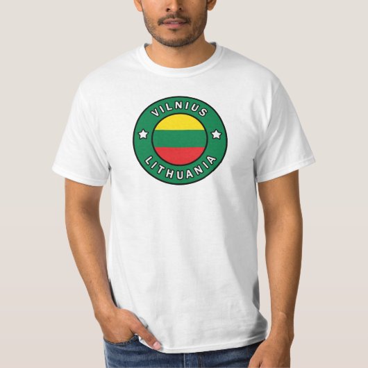 ビリニュスリトアニア Tシャツ (正面)