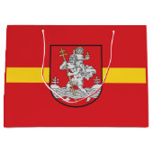 ビリニュス国旗、リトアニアラージ抱き枕 ラージペーパーバッグ (正面)