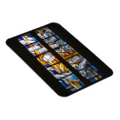 ビリニュス大学ライブラリーのステンドグラス – リトアニア – マグネット (右側)