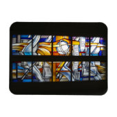 ビリニュス大学ライブラリーのステンドグラス – リトアニア – マグネット (横)