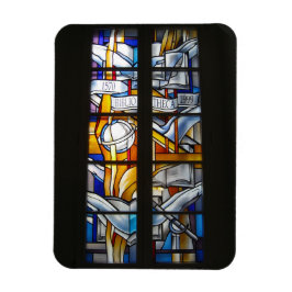 ビリニュス大学ライブラリーのステンドグラス – リトアニア –  マグネット