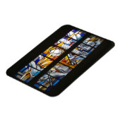 ビリニュス大学ライブラリーのステンドグラス – リトアニア – マグネット (左側)