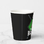 ビリパーソナライズされたヤード名キューラックプールルーム 紙コップ (右)