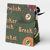 ビリパーソナライズされたヤード玉背景援護箱 フェイバーボックス (裏面サイド)