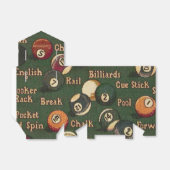 ビリパーソナライズされたヤード玉背景援護箱 フェイバーボックス (折り畳みなし)