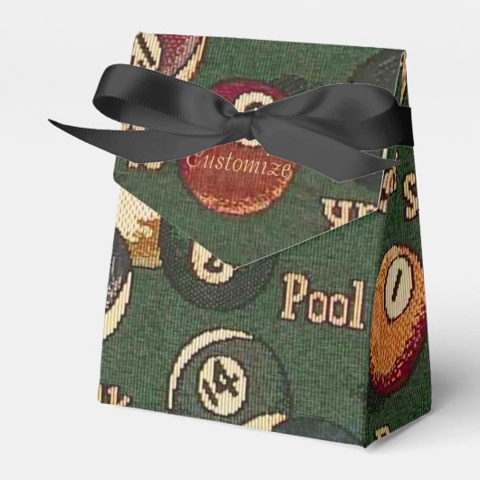 ビリパーソナライズされたヤード玉背景援護箱 フェイバーボックス (正面サイド)