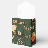 ビリパーソナライズされたヤード玉背景 フェイバーボックス (オープン)