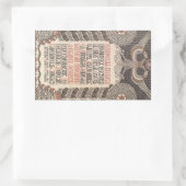 ビリビン展ポスターのシール 長方形シール (バッグ)