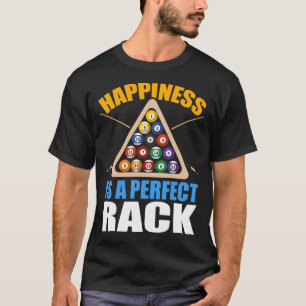 ビリヤおもしろいーズラックユーモアプール Tシャツ