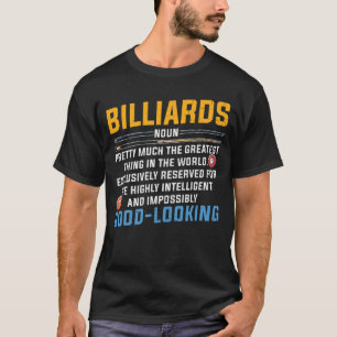 ビリヤおもしろいードの定義 Tシャツ