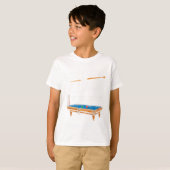 ビリヤーおもしろいズのビリヤードで負ける理由 Tシャツ (正面フル)