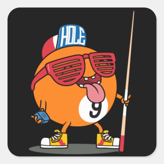 ビリヤークールド9球 スクエアシール (正面)