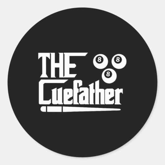 ビリヤードおもしろいゲーム・オブ・プール ラウンドシール (正面)