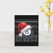 ビリヤードおもしろいズ8ボールforプールプレイヤーズリーグボール カード (黄色い花)