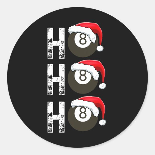 ビリヤードおもしろいビリヤードforプールプレイヤーズリーグ ラウンドシール (正面)