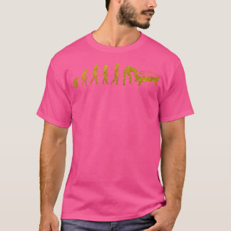 ビリヤードおもしろいプールプレイヤー進化プおもしろいール Tシャツ