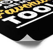 ビリヤードおもしろいヤーのビリヤード8個 ポスター (角)