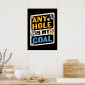 ビリヤードおもしろい愛好家スポーツ ポスター (キッチン)