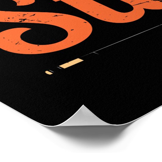 ビリヤードおもしろい愛好家スポーツ ポスター (角)