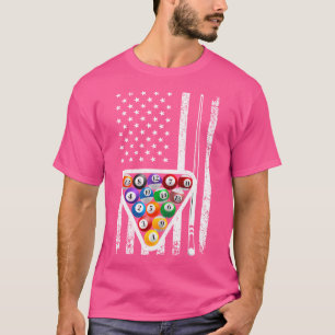 ビリヤードおもしろい選手のビリヤード愛好家のためのプールアート Tシャツ