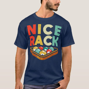ビリヤードおもしろい選手ヴィンテージプールボールビリヤード Tシャツ
