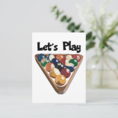 ビリヤードに遊行きよう ポストカード (スタンド正面)