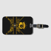 ビリヤードのゲームでシェイプを体験 ラゲッジタグ (正面横)