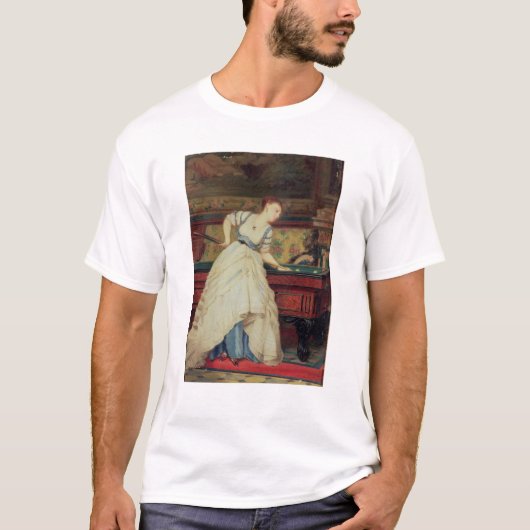ビリヤードのゲーム、19世紀 Tシャツ (正面)
