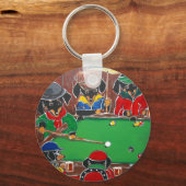 ビリヤードのドキュ キーホルダー (正面)